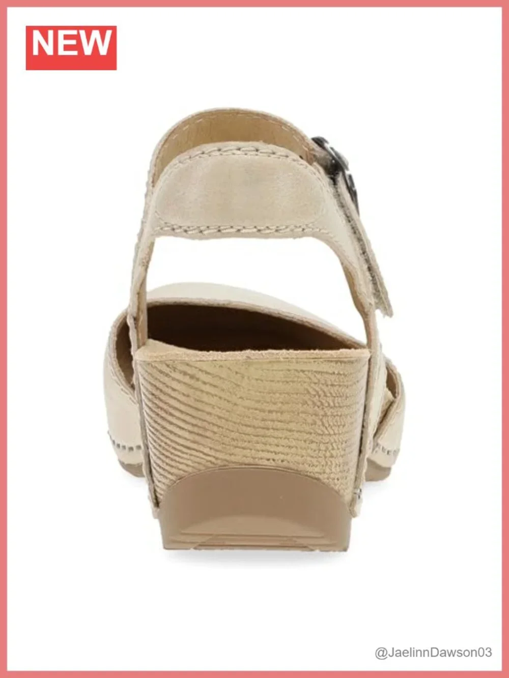 Dansko Tiffani Women's Leather Wedge Sandals Hook & Loop Adjustable Slingback
